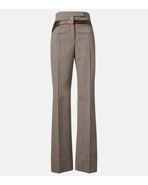 Prada Gerade Hose - Grau