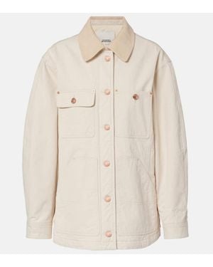 Isabel Marant Blouson Ninon Aus Baumwolle - Natur