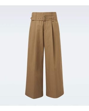 Simone Rocha Pantaloni A Gamba Larga - Neutro