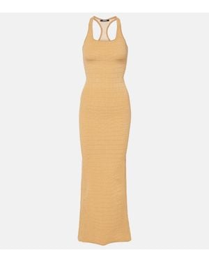Jacquemus Abito Lungo Scala - Marrone