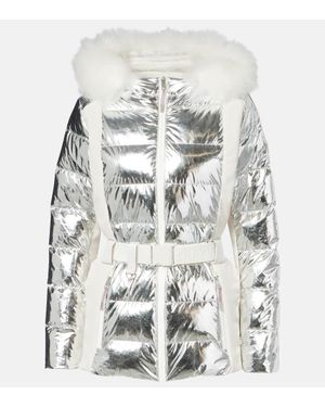 Yves Salomon Skijacke Doudoune 64Cm - Grau