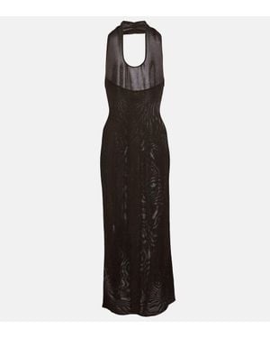KHAITE Coraline Maxi Dress - Black