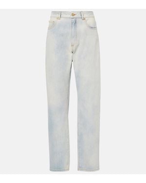 TOVE Mid-Rise Tapered Jeans Kobe - Grau