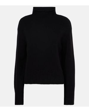 FFORME Julie Cropped Wool And Cashmere Sweater - Black