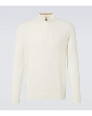 arch4 Mr Fenchurch Cashmere Cardigan - White