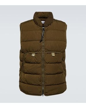 C.P. Company Wattierte Weste Eco-Chrome R - Grün