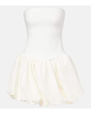 Jonathan Simkhai Pollie Linen And Rayon-Blend Minidress - White