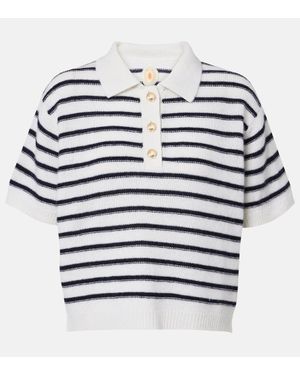Jardin Des Orangers Polopullover Aus Wolle Und Kaschmir - Weiß
