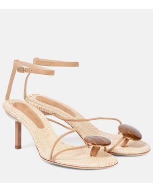 Christopher Esber Sandalen Doma Aus Veloursleder - Natur