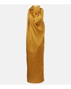 KHAITE Maxikleid Meryl Aus Seide - Mettallic