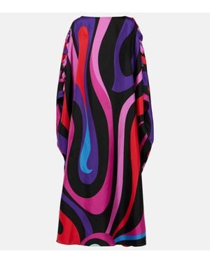 Emilio Pucci Caftano Marmo - Rosso