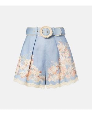 Zimmermann Shorts Cascadian - Blu