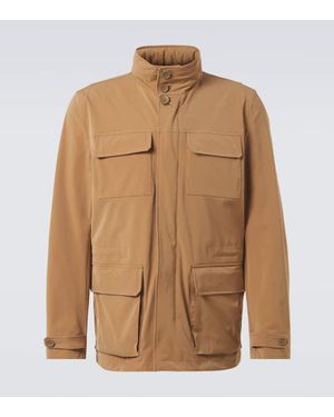 Herno Technical Field Jacket - Brown