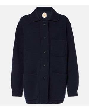 Jardin Des Orangers Wool And Cashmere Jacket - Blue