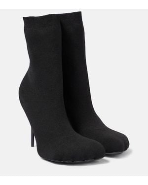 Balenciaga Schwarze Anatomische Bootie Stiefel