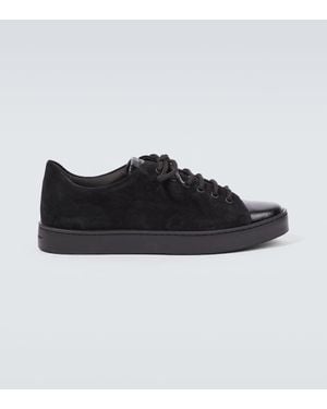 パンプス MANOLO BLAHNIK Men Sneakers ISTERA3242835 BLCK Black SEMANADO | Men's Black Calf Leather Sneakers | Manolo Blahnik