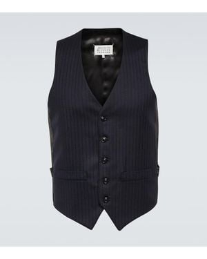 Maison Margiela Wool Vest - Blue
