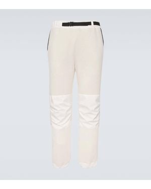 Loro Piana Cashmere And Technical Joggers - White