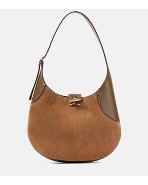 Loro Piana Bobbin Medium Leather Shoulder Bag - Brown