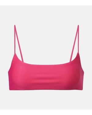 JADE Swim Muse Scoop Bikini Top - Pink