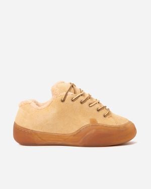 ERL Suede Vamp Skate Sneaker - Naturel