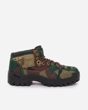 Vans X oamc otw half cab sp boot | vert | taille: 36,5 - Marron
