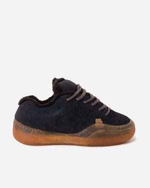 ERL Suede Vamp Skate Sneaker - Zwart