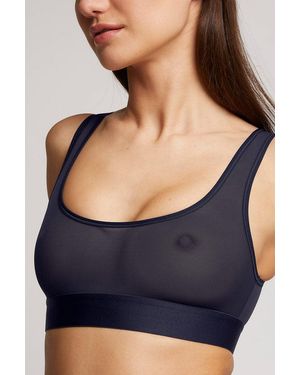 Negative Underwear - Last Chance Sieve Bra Top - Blue