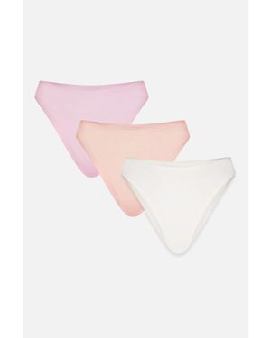 Negative Underwear Cloud Cotton French Cut Brief - Pink