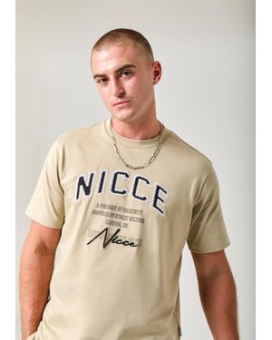 Nicce London Elevate T-Shirt - Natural