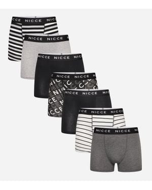 NICCE Multipacks Nicce 7 Pack Boxers Becker - Metallic