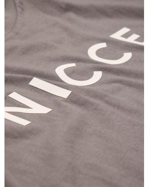 Nicce London Vitter T-Shirt & Short Set - Grey