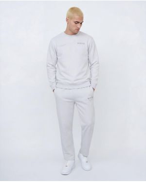 Nicce London Script Essential Joggers - White