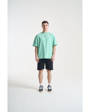 Nicce London Comet T-Shirt & Shorts Set - Blue