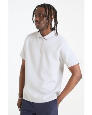 Nicce London Luxe Polo Shirt - White