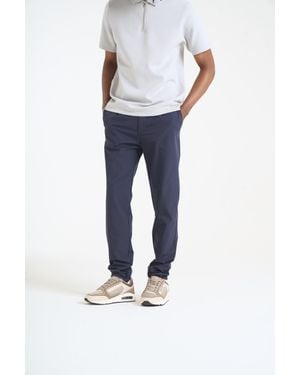 Nicce London Luxe Tech Stretch Chino - Blue