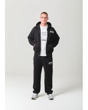 Nicce London Elevate Zip Thru Hoodie & Jogger Set - Blue