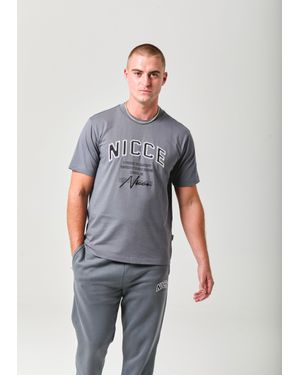 Nicce London Elevate T-Shirt - Grey