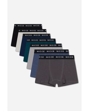 Nicce London 7 Pack Celyn Boxers - Blue