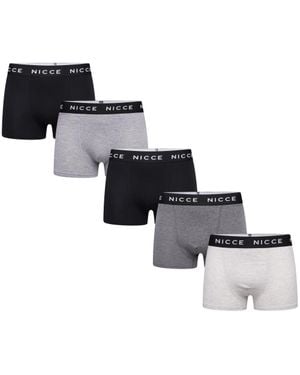 Nicce London 5 Pack Boxers Haunton - Black