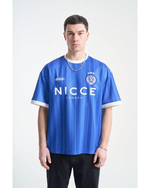 Nicce London Legend Football Shirt - Blue