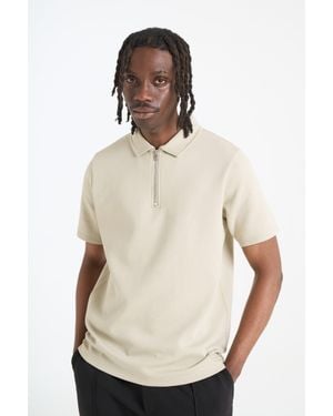 Nicce London Luxe Polo Shirt - Natural
