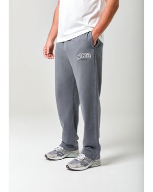 Nicce London Elevate Open Hem Joggers - White