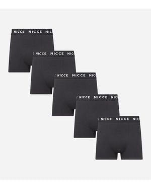 NICCE Multipacks Nicce 5 Pack Boxers Galan - Black