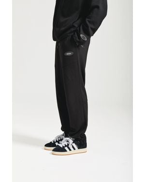 Nicce London Apex Interlock Joggers - Black