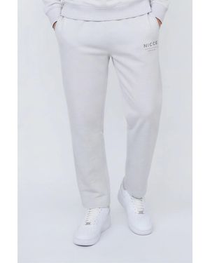 Nicce London Script Essential Joggers - White