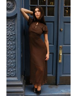 No Emotions The Letty Maxi Dress - Blue