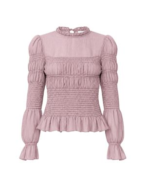 No Emotions Dusky Mia Blouse - Pink