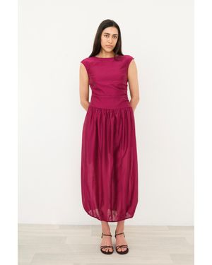 No Emotions Dora Dress - Red