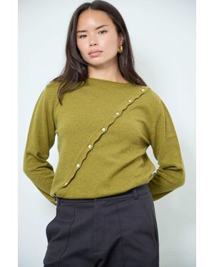 No Emotions Alma Cardigan - Green
